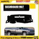 Dash Cover Mat Fit 07-13 Chevrolet Silverado & GMC Sierra All Series Black 1-5X