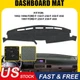 Gray Dash Cover Mat Dashboard Carpet For Ford Truck F150 F250 Bronc 1992-1997 US