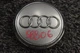 07 08 09 10 11 12 13 Audi Q7 OEM Center Cap 4L0601170 58806 Grey w/ Chrome logo