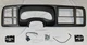 Black Double Din Dash Kit for 1999-2002 Chevy Sierra Silverado 1500 2500 3500