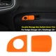 Co-pilot Storage Box Switch Cover Trim Orange For Dodge Charger 10+/Challenge15+