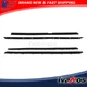 Fit For 1990-1996 Chevy Corvette 4pcs Window Sweep Weatherstrip Felt Seal Kit