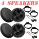 JBL Stage265 6.5" 480 Watt Speakers for Front/Rear for 2007-2013 GMC Sierra 1500