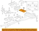 GM OEM 11-15 CTS Exhaust System Exhaust Components-Shield 22792599