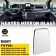 Upper Right Side Mirror Glass For 2015-2022 Ford Transit Van 150 250 350 350 HD