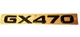 FITS Lexus GX470 Emblem Rear Trunk Word PEARL BLACK 03 04 05 06 07 08 09