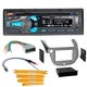 Single DIN Dual XDM290BT CD Player, Bluetooth AM/FM Radio for 2009-13 Honda FIT