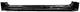 Rocker Panel 4 Door fits 1999-2006 Chevy GMC Silverado Sierra Pickup Extended LH