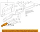 GM OEM 00-05 Aurora Rear Body Floor Interior Trim-Seat Back Panel 25762920