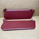 1992-1996 Ford Bronco F150 Truck Pair SET Sunvisor Sun Visors Vinyl OEM Red