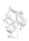 AUDI COVER FOR LUGGAGE COMPARTMENT TRIM SOUL BLACK 8W8863992AKTH NO DUTY TO 🇺🇸