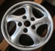 99 00 01 PORSCHE 911 CARRERA OEM WHEEL RIM SILVER 17X9 99636212800 M396 67243