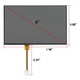 8" Touchscreen Digitizer For LQ080Y5DZ03 Ford Lincoln Sync 2 Radio Navigation
