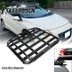 For Honda CR-Z Aluminum Top Roof Rack Cargo Carrier Basket Holder w/ LED Lights