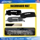 Black Gray Dashboard Protector Mat for 2010-2012 Chevy Silverado 2500HD 3500HD