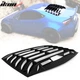Fit 13-20 Scion FRS/Subaru BRZ/Toyota 86 IKON Style Rear Window Louver Sun Cover