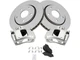 For 2008-2012 Dodge Grand Caravan Brake Pad Rotor and Caliper Set 35453BRSS