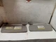 Left Right Pair Gray Sun Visors from 2007 FORD F150 PICKUP 9909734
