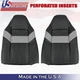 2005 For Ford F250 F350 Harley Davidson Driver Passenger Top Leather Covers BLK