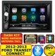 2012-2013 FORD TRANSIT CONNECT BLUETOOTH DVD CD USB AUX SD CAR RADIO STEREO PKG