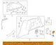 GM OEM 16-20 Envision Quarter Panel Interior Trim-Bezel Cap 23145395