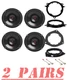 For 2001-2007 Toyota Sequoia JBL Stage3 627F 6.5" Front & Rear Door Speakers