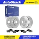 Front Rear Brake Rotors Ceramic Pads for Mazda, 5 2006-2010, 2012-2017