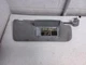 2022 ACURA MDX Passenger Right Side Gray Cloth Sun Visor with Lighted Mirror 