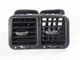 03-13 Maserati Quattroporte M139 Rear Center Air Vent Airvent Black Nero OEM 09