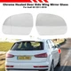 For Audi Q3 2011-2018 A3 Type 8P 2008-2010 2x Chrome Door Side Wing Mirror Glass
