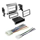 Car Stereo Radio install Dash Kit & Wire Harness for 2005-2011 Toyota Tacoma