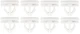 8 NEW REAR WHEEL OPENING CLIPS! FOR 2019-2023 RAM 1500! PART #: 68499020AA