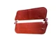 1987-1996 OBS Ford Bronco F150 F250 F350 Red Cloth W/ Mirror Sun Visor OEM 4x4