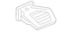 Genuine Nissan Dashboard Air Vent 68761-9UF0A