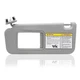Left Driver Side Sun Visor for Toyota RAV4 with Light & OEM Replacement (Grey)
