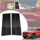 4PCS Window Pillar Post Door Trim Black Cover Decal For Toyota Tacoma 2024-2025