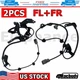 2PCS Front Left+Right ABS Wheel Speed Sensor For 2007-2022 Toyota Tundra Sequoia