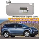 For Toyota RAV4 2006-2012 Passenger Side Gray Sun Visor w/ Mirror 74310-42452-B2