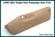 98&ndash;01 Dodge Ram 1500 2500 3500 RH Manual Seat Side Trim Panel Camel OEM