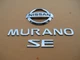 03 04 05 06 07 NISSAN MURANO SE REAR GATE EMBLEM LOGO BADGE SIGN USED OEM A45666