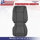 2015 to 2017 Fits Ford F150 Lariat Passenger Top Bottom Leather Covers Black