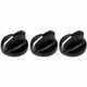 702-5402 Dorman Heater Knobs Set of 3 New for Kenworth T170 T2000 T270 T300 T370