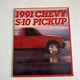 1991 CHEVY  S-10  PICKUP TRUCK   BROCHURE  25 PAGES NICE