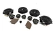 2012 PORSCHE PANAMERA (970 G1) FRONT REAR LEFT RIGHT BOSE SPEAKER SET 12 (BEIGE)