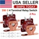 2Pcs 12V Heavy Duty Solenoid Relay Switch For Ford Starter Car Truck SW3 SNL135