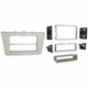 Metra 99-7511S Double DIN Silver Stereo Dash Kit for 2009-2013 Mazda 6