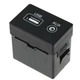 USB Port Interface Jack Plug 96120-C1000 for Hyundai Sonata 2015-2017 Black