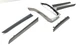 2013 AUDI A4 (B8 8K) INTERIOR DASH CONSOLE FRONT & REAR DOOR TRIM SET (ALUMINUM)