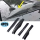 4pcs Roof Rack Rail End Covers Cap For Lexus RX350 RX300 RX330 RX400h 2003-2008