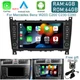64GB Car Radio Stereo For Mercedes Benz W203 C200 C230 Android 13 GPS CarPlay